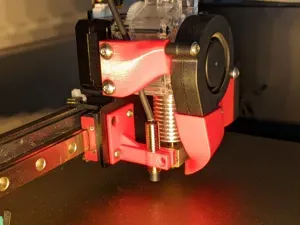 KP3S V6 Mod SPINDA inductive probe sensor mount