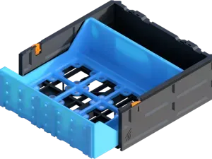 GEN2 2x1 Decor Gridfinity Magnet Drawer - MINI