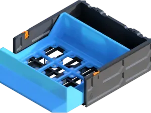 GEN2 2x1 Gridfinity Magnet Double Drawer - MINI