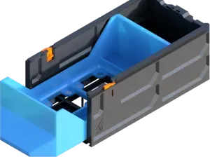 GEN2 1x1 Gridfinity Magnet Single Drawer - MINI