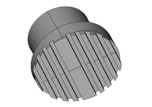 Telescopic leader foot