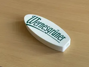 Wernesgrüner Zapfhebel / beer tab handle (AMS)