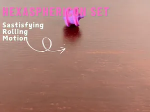 HexaSphericon Set - Satisfying Rolling Mechanisms