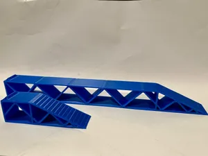 Car Ramps Kit Card & single parts 1:24 accessories