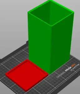 Stackable Box for Pens (100x100x200mm)
