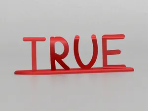 True Love Text Illusion