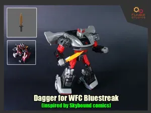 Skybound Dagger for Transformers Bluestreak
