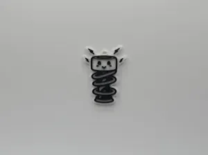 Cute Tesla Coil Keychain