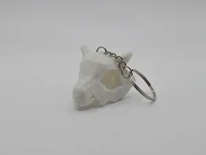 Cubone Pokemon Skull Lowpoly Keychain (Remix)
