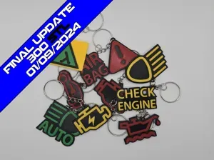 300 Dashboard Symbols Keychains MASTER COLLECTION