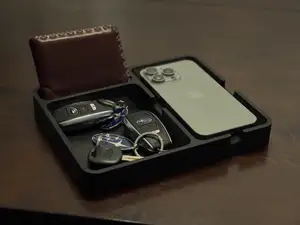 Phone Wallet and Keys Tray