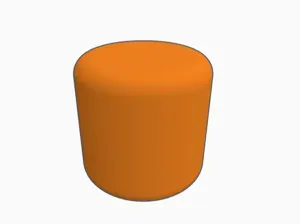 cylinder with rounded edges