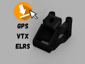 GEPRC Mark 5 SMA Support with GPS Holder and ELRS