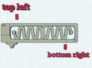 Stronger pins on the spring for OTF Fidget Knife.