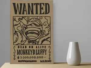 Cartel de se busca Luffy
