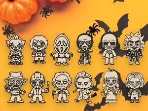 Llaveros de peliculas de halloween