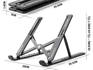 Foldable & Adjustable Laptop Stan Sturdy Ergonomic
