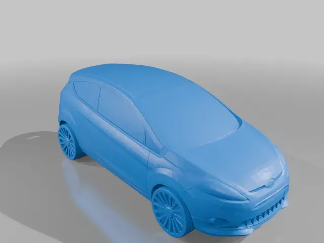 3D Ford Fiesta 2012 Keychain — Фото 2 из 6