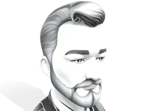 Stylish Gentleman Bust