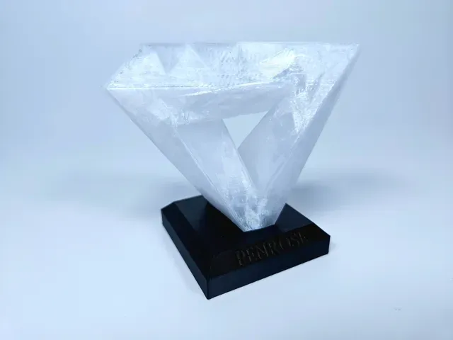 Penrose Impossible Triangle – Statue with Stand