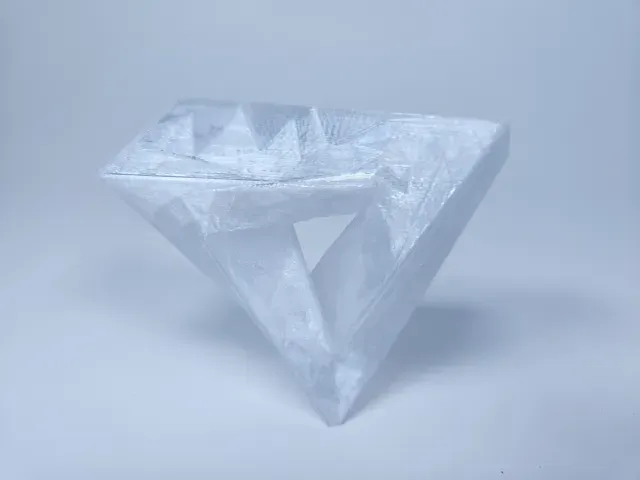 Penrose Impossible Triangle – Statue with Stand — Фото 2 из 6