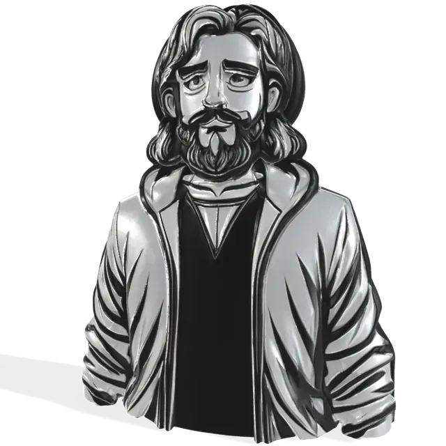 Bearded Gentleman Bust — Image 2 of 9