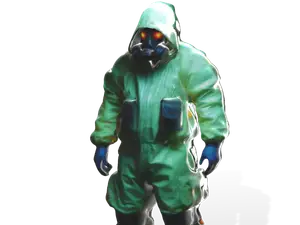Hazmat Suit Character Model