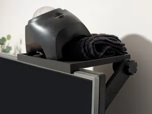 Over the TV Shelf - with lipped edge