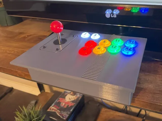 Arcade Joystick Box 8 Button Snap On Lid v2 — Фото 4 из 4