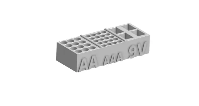 Battery Holder for AA, AAA, and 9V batteries — Фото 2 из 3