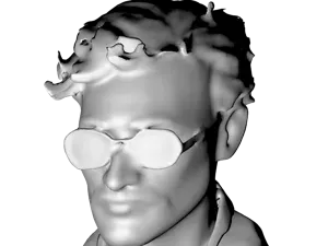 Modernist Blindfold Bust