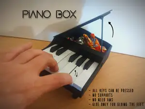 PIANO BOX + key movement