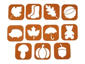 Drawing Stencils for Kids - Autumn