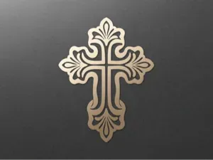 Jesus Cross Ornate Easter Church Gift Christian