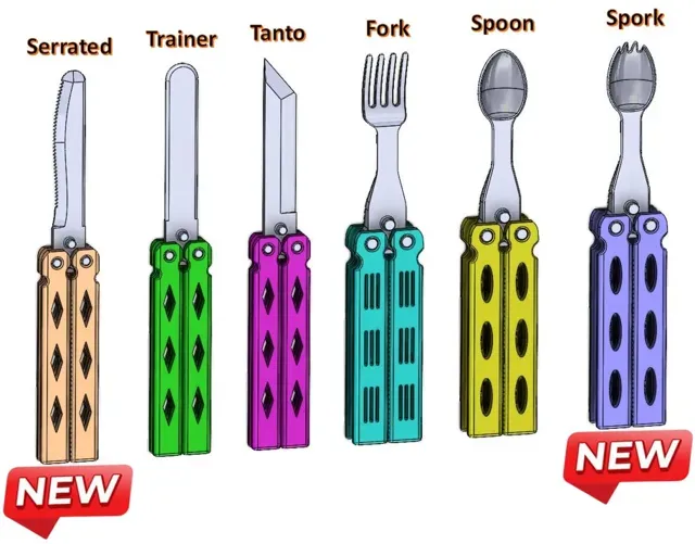 Butterfly/Balisong Collection-Print in Place! — Фото 2 из 9