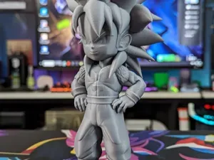 Goku Daima GT SSJ4 DragonBall 3D Model