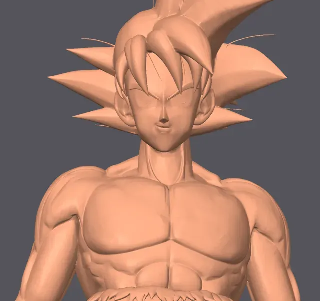 Ultra Instinct Goku v2 DragonBall 3D Model — Фото 3 из 4