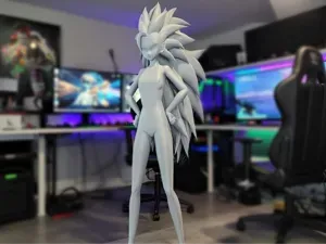 Life-Size Caulifla SSJ3 Hot Dragonball 3D Model