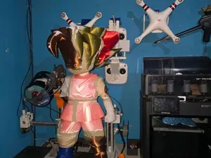 Life-Size Goku Daim SSJ1 Dragonball 3D Model