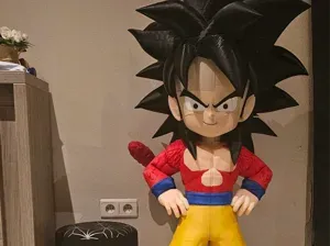 Life-Size Goku Daima GT Form Dragonball 3D Model