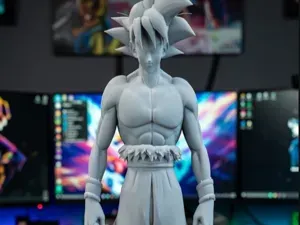 Life-Size Ultra Instinct Dragonball 3D Model