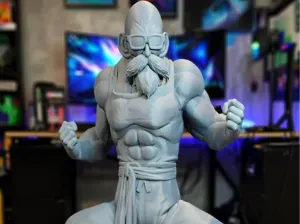 Life-Size Master Roshi Dragonball 3D Model