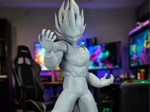 Life-Size Ultra Ego Vegeta Dragonball 3D Model