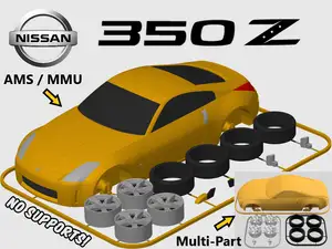 Nissan 350Z Kit Card (1:24 scale)