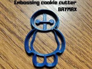 Baymax embossing cookie cutter