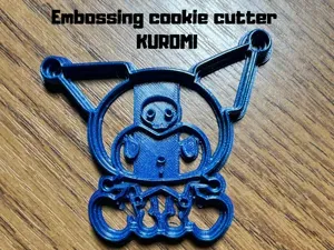 Kuromi Embossing cookie cutter