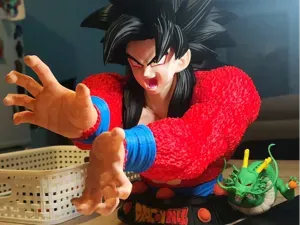 Goku SSJ4 & Shenron Custom Dragon Ball Bust