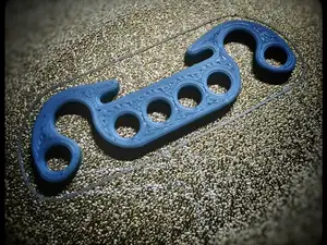 Molle T Adapter für 1" Gurt / Klett und  Paracord