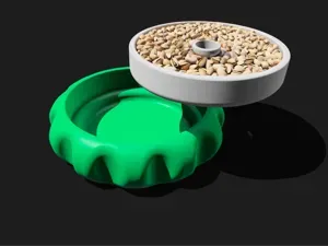 Print-in-Place Pistachio Snack Bowl