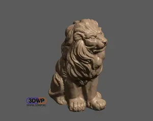 Lion Sculpture 3D Scan